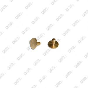 65006/6 SCREW D. 9 M 3X6 WITHOUT MILLING BRASS