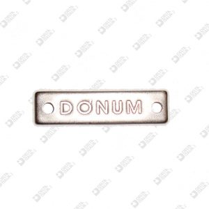 9020 TAPLE 30X8 WITH HOLES PERSON. “DONUM” BRASS