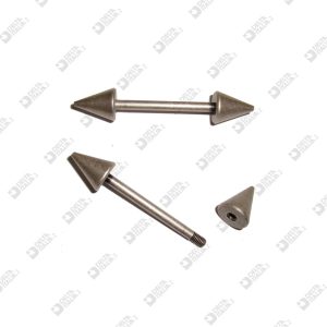 5998/M-30 DOUBLE CONE STUD D 10 WITH PINS MM 30 M 3 BRASS