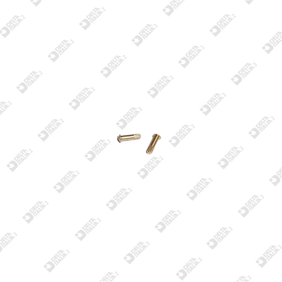 63763/ 1 pin 3x 8 stick with knurling d. 2 brass